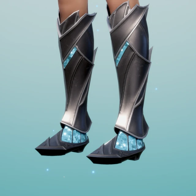 氷剣士の脚鎧